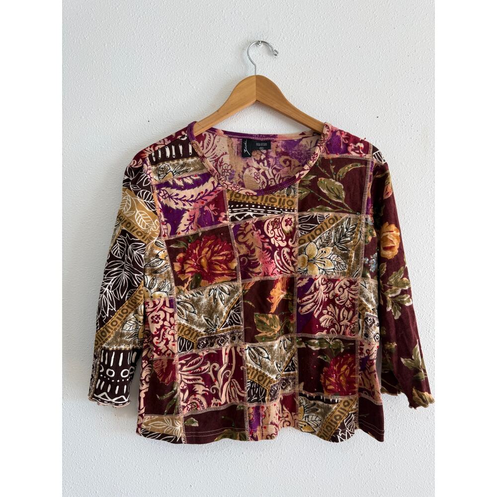 90s Patchwork Graphic Tee - image 2